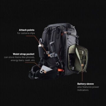 PGYTECH OnePro Focux Backpack 35 (Space Black)