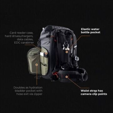 PGYTECH OnePro Focux Backpack 35 (Space Black)