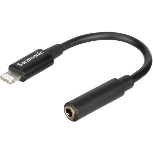 Saramonic SR-C2002 Apple Lightning Connector -3,5mm TRRS Ses Jakı Adaptör Kablosu (7,6 CM)