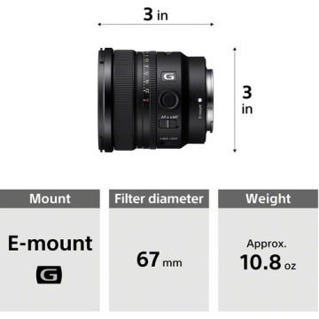 Sony FE 16mm f/1.8 G Lens (Sony E)