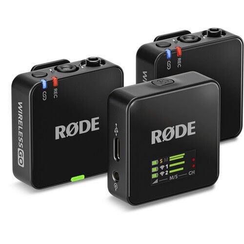 Rode Wireless GO (Gen 3) 2 Kişilik Kablosuz Yaka Mikrofonu ( RODE Interview GO Hediye)