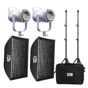 GDX HD-300III C BiColor İkili Işık Seti 300W Video Led Işığı