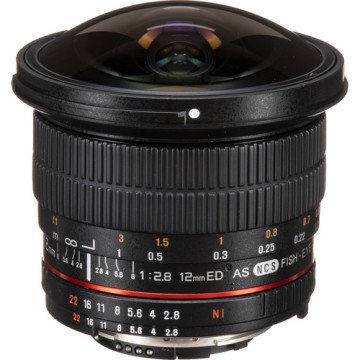 Samyang 12mm f/2.8 ED AS NCS Lens (Nikon F)  fisheye