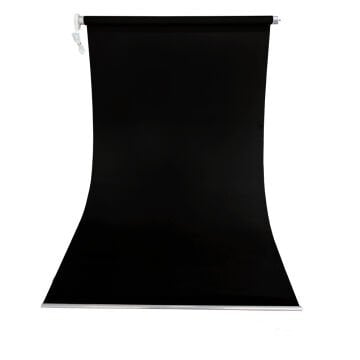 Stüdyo Teknik 90cm x 120cm  Fon Perdesi Siyah