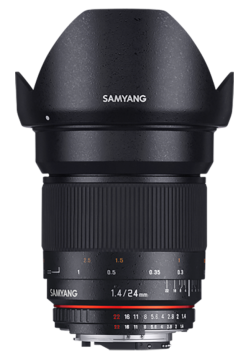 Samyang 24mm f/1.4 ED AS IF UMC Lens (Canon EF)