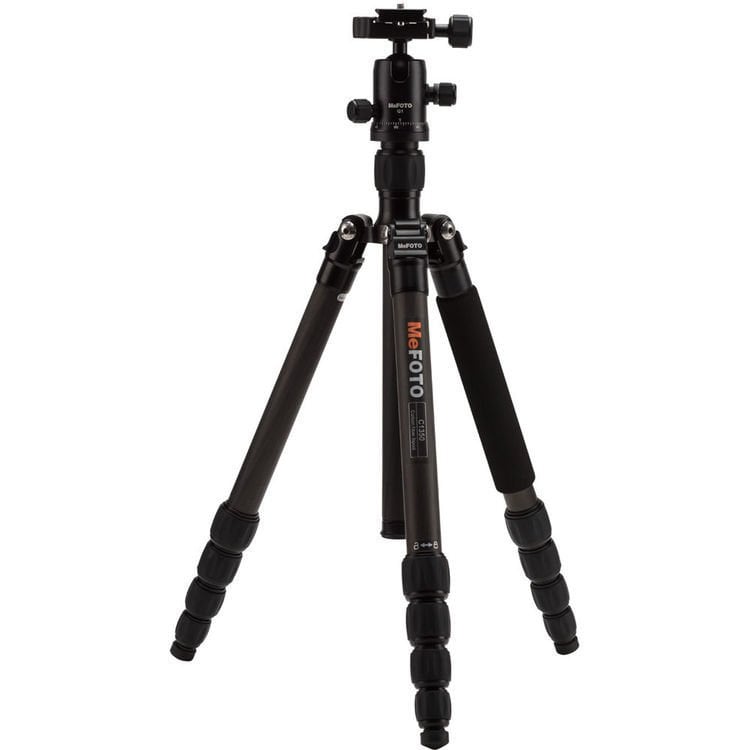 Benro MeFOTO C1350Q1K Carbon Fiber Travel Angel Tripod (Black)