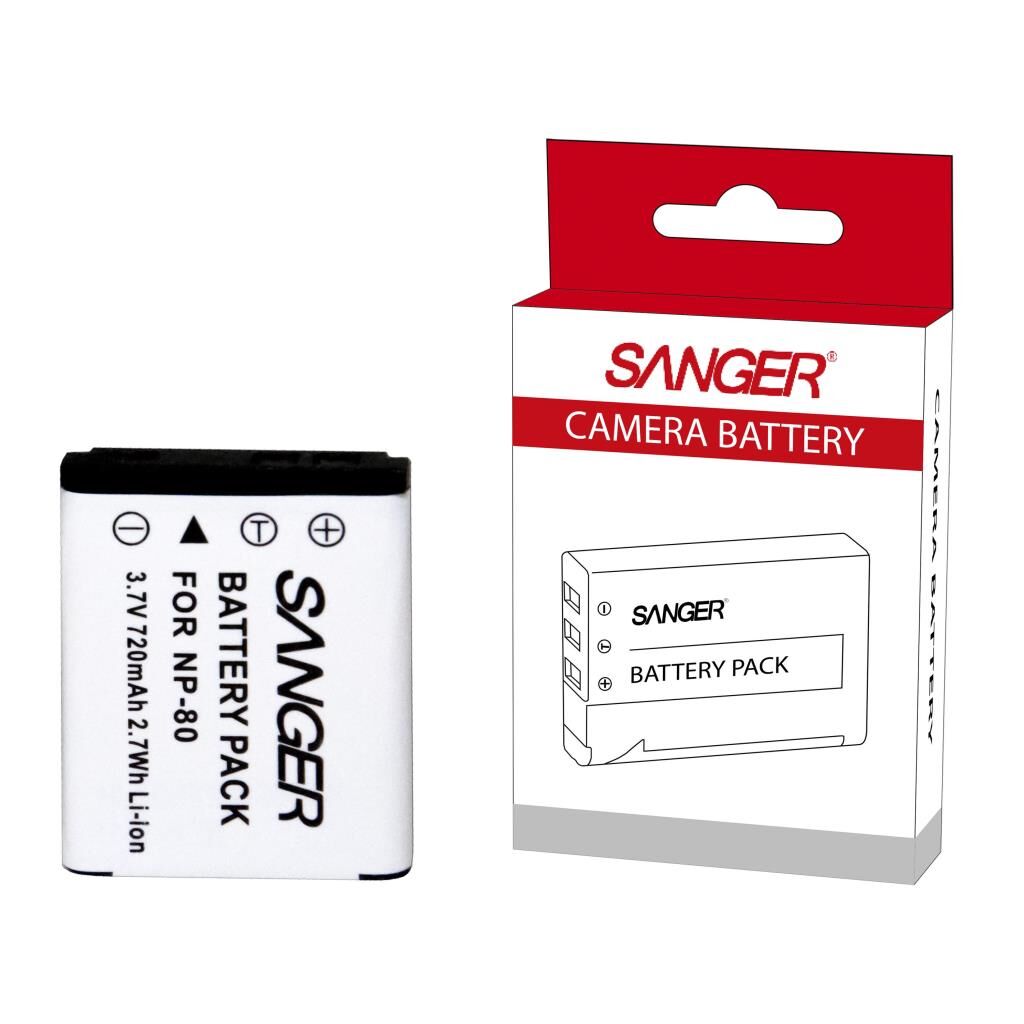 Sanger NP-80 Casio Fotoğraf Makinesi Batarya
