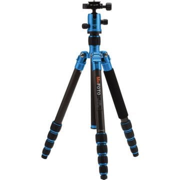 Benro MeFOTO C1350Q1B Carbon Fiber Travel Angel Tripod (Blue)