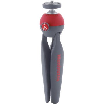 Manfrotto Pixi Mini Table Tripod Red Grey