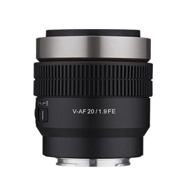 Samyang V-AF 20mm T1.9 (Sony E Mount, Full-Frame)