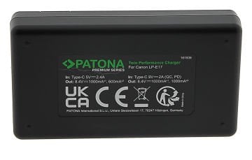 Patona 161888 FUJİ NP-W235 Premium Twin Performance İkili USB Şarj Aleti Cihazı (PD20W Hızlı Şarj Cihazı Hediye )