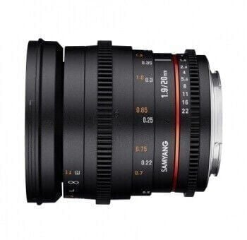 Samyang 20mm T1.9 VDSLR Full Frame Cine Lens (Sony E Mount)