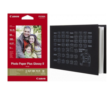 Canon Photo Paper Plus Glossy II + Albüm