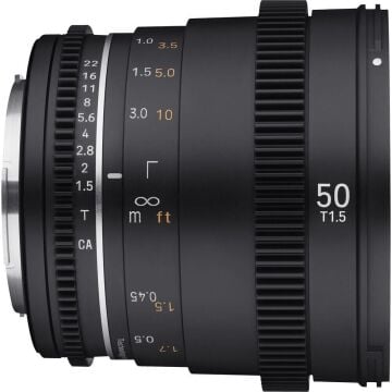 Samyang 50mm T1.5 VDSLR MK2 Cine Lens (Sony E Mount)