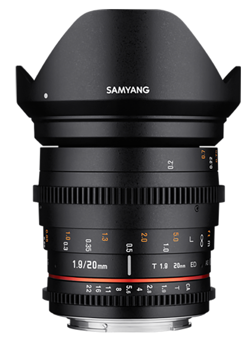 Samyang 20mm T1.9 ED AS UMC Cine Lens (Sony E)
