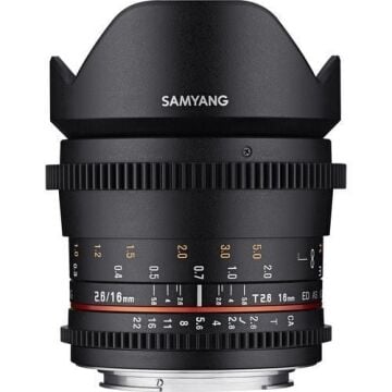 Samyang 16mm T2.6 VDSLR Full Frame Cine Lens