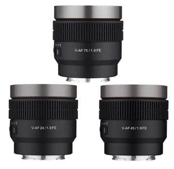 Samyang V-AF 24/45/75mm T1.9 Lens Kiti (Lens Station Hediye)