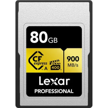 Lexar 80GB Professional CFexpress Type A GOLD Hafıza Kartı + Lexar Kart Okuyucu