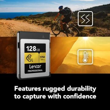 Lexar 128GB Professional CFexpress Type-B Hafıza Kartı + Lexar Type B Kart Okuyucu