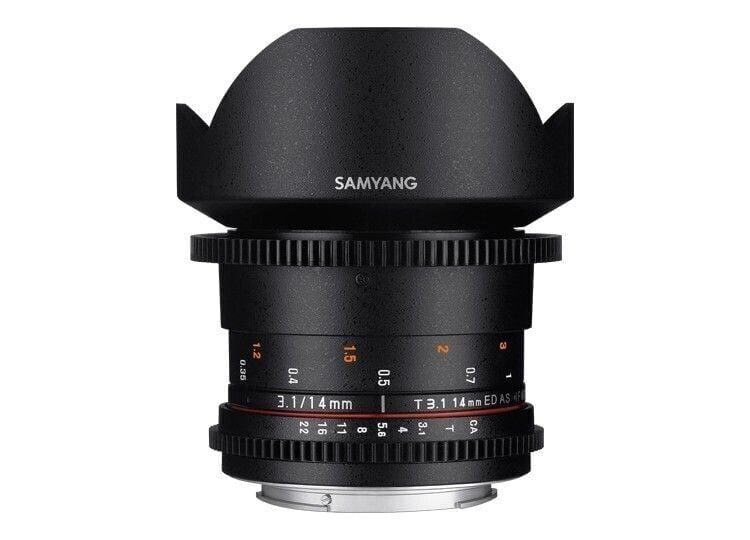 Samyang 14mm T3.1 VDSLR MK1 Cine Lens (Sony E Mount)