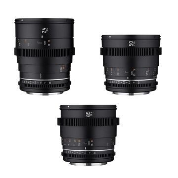 SAMYANG 24/50/85 VDSLR MK II 3'lü Sine Lens Seti (Sony E)