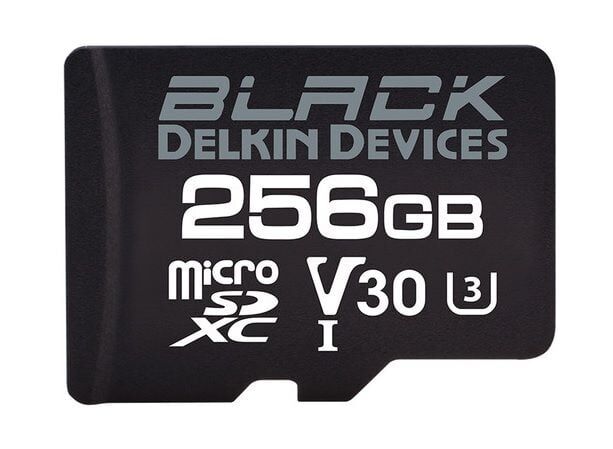 Delkin Black 256GB Micro SD UHS-I V30 Hafıza Kartı