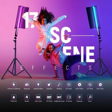 Neewer CL124 RGB El Tipi LED Işık Tüpü