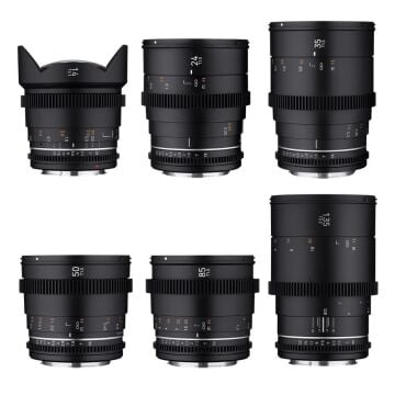SAMYANG 14/24/35/50/85/135 VDSLR MK II 6'lı Sine Lens Seti (Sony E)