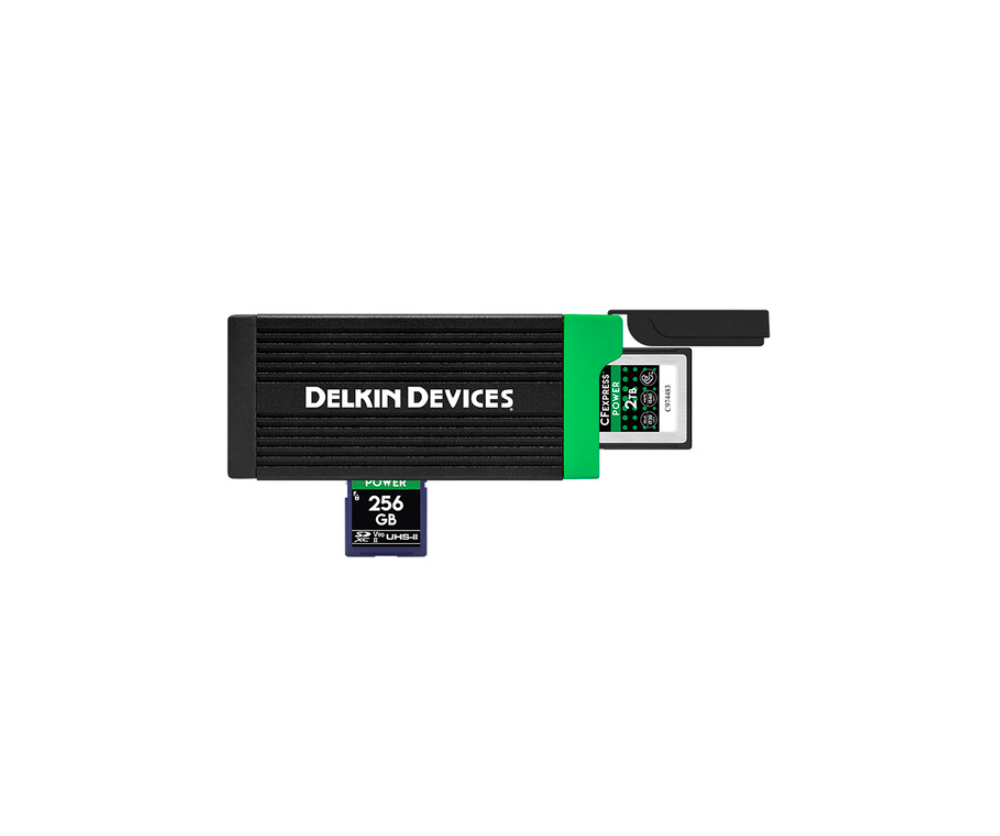 DELKIN USB 3.2 CF EXPRESS TYPE B & SD CARD READER - 56