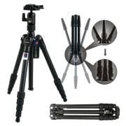 Benro C-0690T B-00  Carbon Fiber Travel Angel Tripod Top Kafa ile