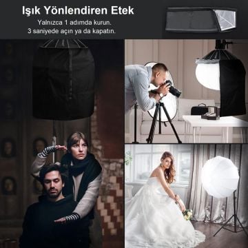 NEEWER NS50L Hızlı Kurulan 50cm Fener Softbox
