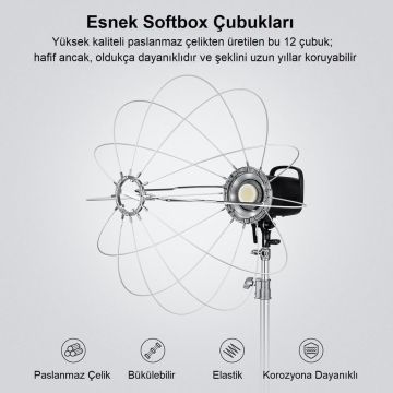NEEWER NS65L Hızlı Kurulan 65cm Fener Softbox
