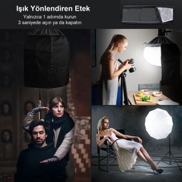 NEEWER NS65L Hızlı Kurulan 65cm Fener Softbox