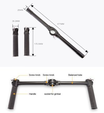 Zhiyun Dual Handheld Grip (V2 - Crane Plus)