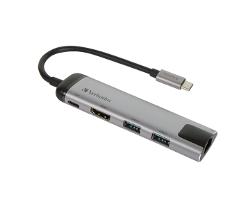 Verbatim USB-C Çok Bağlantılı Hub (2’ li USB) RJ45
