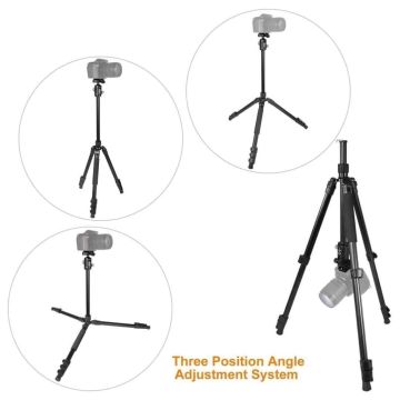 Kingjoy G555+G0 4 Bölmeli Seyahat Tripodu ve Monopod