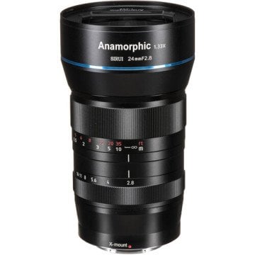 Sirui 24mm f/2.8 Anamorphic 1.33x Lens (Fuji X)