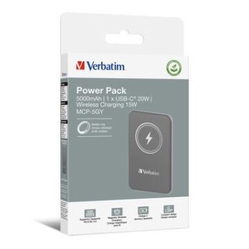 VERBATIM 32244 Powerpack 5K mAh Grey MCP-5GY