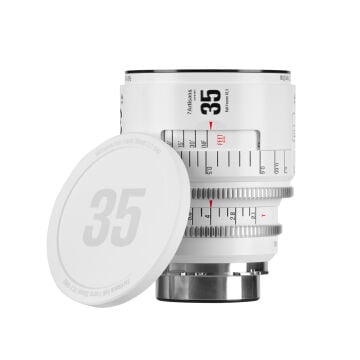 7Artisans Cine 35mm T2.1 INFINTE PL Mount MF Fullframe Lens Beyaz