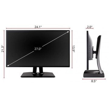ViewSonic VP2768 27 inc 16:9 Profesyonel IPS Monitor