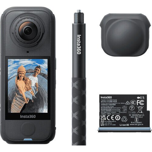 Insta360 X4 Air 360° Aksiyon Kamerası Starter Bundle (Black)