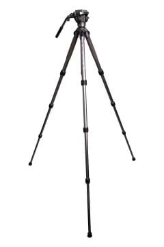 Sirui GT04+GT5 Pilot Series Video Tripod Kiti (Metalik Gri)