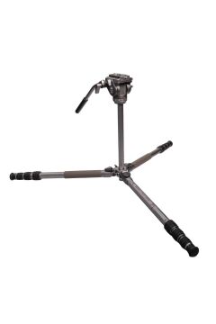 Sirui GT04+GT5 Pilot Series Video Tripod Kiti (Metalik Gri)
