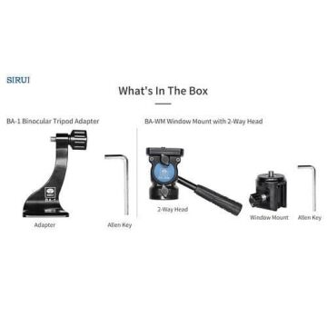 Sirui BA-WM Araç Camı Montaj Kiti (2 Yönlü Kafa ile)