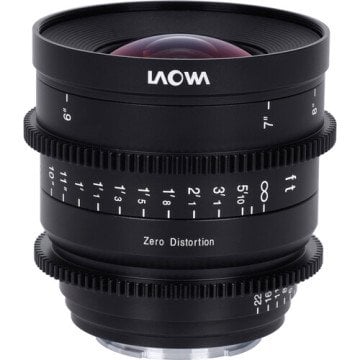 Laowa 15mm T/2.1 Zero-D Cıne - Sony FE (Meters)