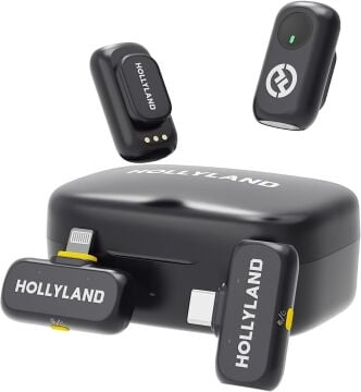 Hollyland LARK A1 Combo 2 Kişilik Kablosuz Mikrofon Sistemi