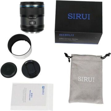 Sirui Sniper 75mm F1.2 APS-C/S35 Auto-Focus Lens (E Mount,… Fiyatı
