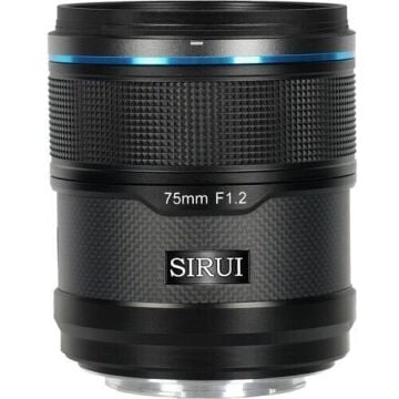 Sirui Sniper 75mm F1.2 APS-C/S35 Auto-Focus Lens (E Mount, Siyah)