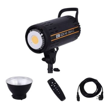 GDX HD-300II C BiColor Tekli Işık Seti 300W Video Led Işığı