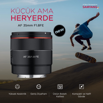 Samyang AF 35mm f/1.8 FE Lens (Sony E)